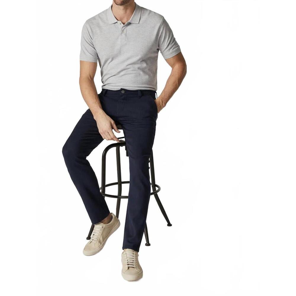 NEW 34 HERITAGE men's verona high flyer straight leg chino pants in night sky - Picture 5 of 5